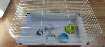 Klietka s príslušenstvom pre morčatá - 4