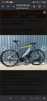 Elektrobicykel Giant - 4