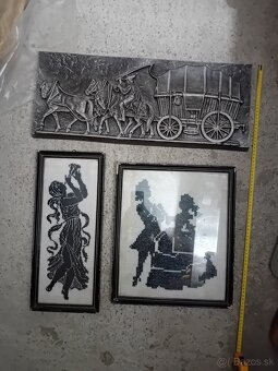 Dreveny , vyšívaný obraz - 4