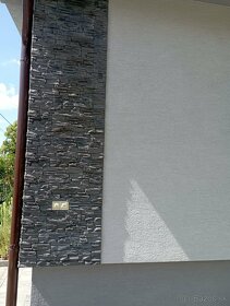 Betónový obkladový kameň - skala antracit - 4
