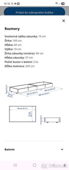 Predám 4x úložný box pod postel - 4