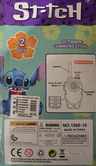 Stitch alebo Spiderman detské vysielačky - 4