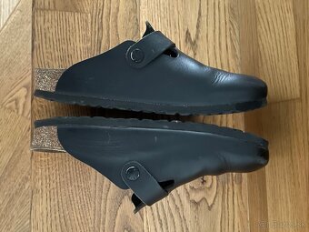Birkenstock Boston kožené čierne sľapky vel 38 - 4