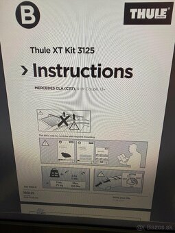 Thule strešný nosič / Mercedes CLA - 4