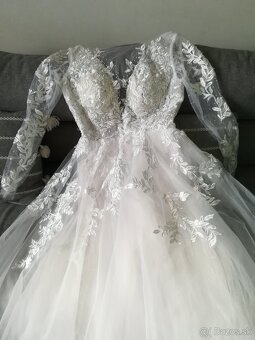 Predám nové svadobné šaty. - 4