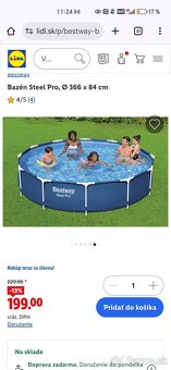 Bazén Bestway steel pro 366cm/84cm - 4