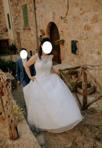 Svadobné šaty s vlečkou - 4