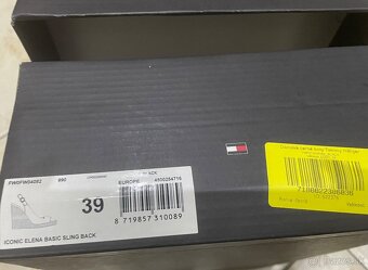 Predám sandále Tommy Hilfiger 39,originál,raz obuté - 4