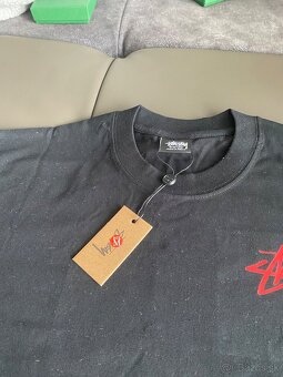 Čierne Stüssy tričko - 4
