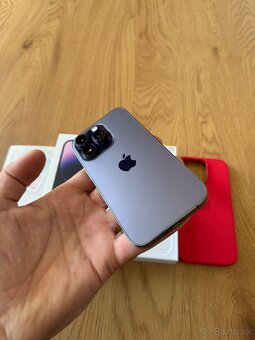 iPhone 14 Pro 128 gb Deep Purple v záruke + príslušenstvo - 4