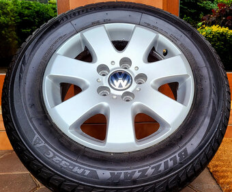 alu R16 5x120 orig. VW T5, T6 Multivan, Caravela, zimné pneu - 4