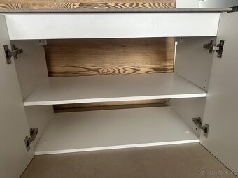 Umyvadlová skrinka biela Nová White 80x58x40 - 4