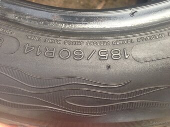 Predám letné Pneu 185/60r14 5mm - 4