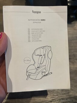 Autosedačka ZOPA niro isofix 9kg-36kg - 4