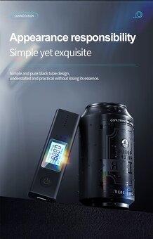 Nový prenosný digitálny alkoholtester bez potreby náustkov - 4