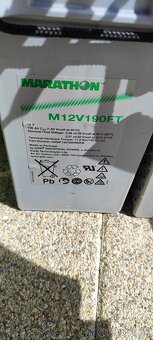 Trakčná batéria 12v 190Ah - 4