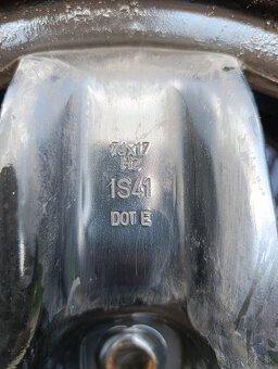 Letné pneumatiky 225/55r17 na plechových diskoch - 4