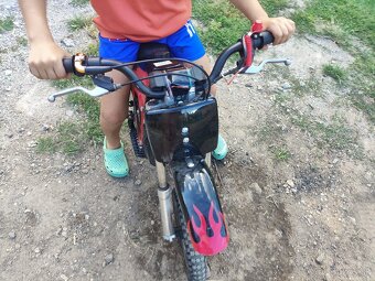 Predám mini motorku cross - 4