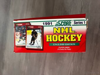 Hokejové karty Score 1991 Series 1 - 4