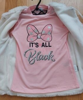 Kožušinová vesta + komplet Happy House 5Y ( 110cm) - 4