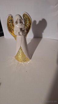 Tri anjelské figúrky + krížik ako darček - 4