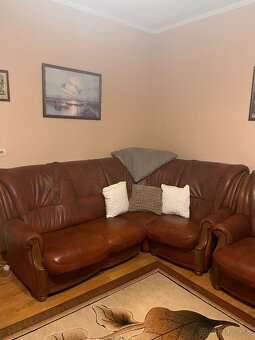 Kožená sedacia súprava - 4