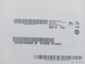 predám 15.6" LED SLIM 30pin eDP displej - B156XTN03 - 4