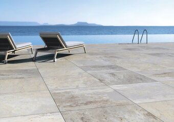 Terasová dlažba 2CM Peacock sand 90x90x2 cm - 4