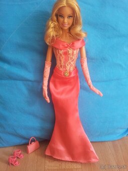 Zberatelska Barbie Basics , svadobne saty pre Barbie - 4