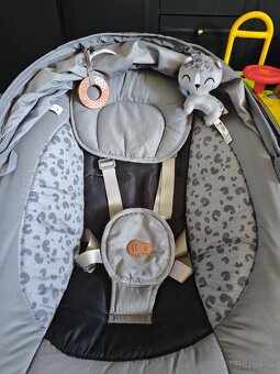 Kinderkraft lehátko 2v1 dark grey - 4