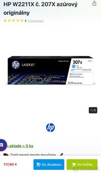 Predám velkokapacitne tonery do HP 207X - 4