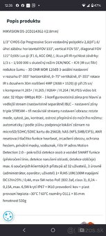 Hikvision DS-2CD2143G2-I 2.8mm + podstavec - 4