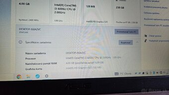 Starší notebook Asus 541 - funkčný, dobrá batéria - 4