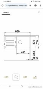 Nové Umývadlo BLANCO FAVUM XL 6 S, jasmín - 4