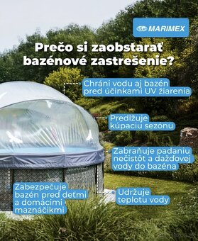 Zastrešenie Marimex Pool House Control 3,66 m - 4