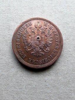 4 grajciar 1861 E, vzácny - 4