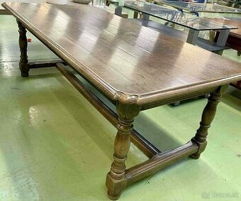 Konferenčný stolik, masív , v 45, d 130, s 60 cm, - 4