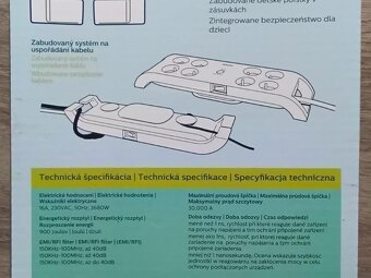 Prepäťová ochrana PHILIPS a SILVERCREST - 8 zásuviek - 4