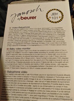 Detská video pestúnka Beurer JBY 101 - 4