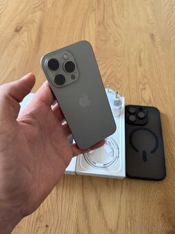 iPhone 15 Pro 256 gb Natural Titanium v záruke - 4
