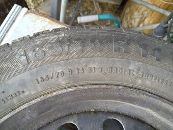 Predám zimné aj letné pneu. Citroen c 3 - 4