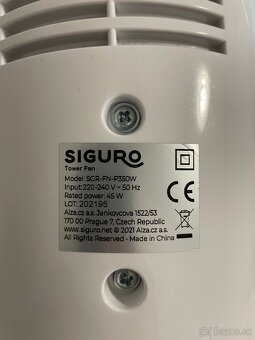 Predám ventilátor Siguro - 4