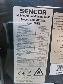 sencor SAC MT1241C mobilna klimatizácia - 4