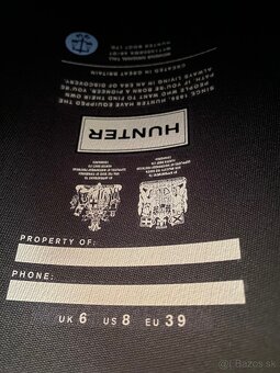 Dámske čižmy Hunter EU39 - 4