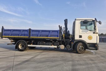 MAN TGL 12-250 - 4x2 – SklápěčValník + HR-PM 5 – EURO 5 - 4