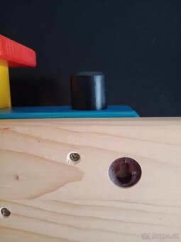 Drevený vešiak Vláčik - 4