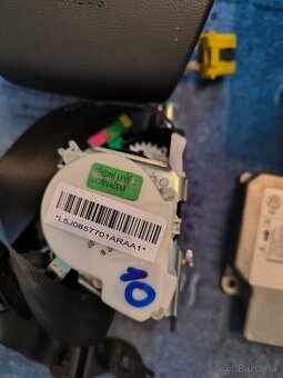 Sada airbag Škoda fabia 2 , 5J předfacelift, Roomster. - 4