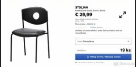 Konferenčná stolička IKEA (15 kus) - 4