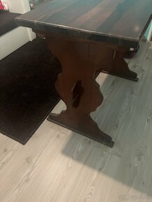 Drevený stôl masív - 4