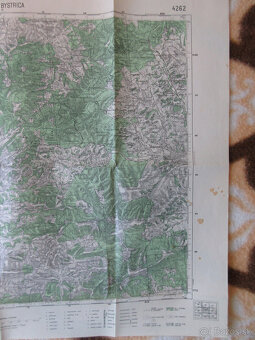 Mapa Stará a Nová Bystrica, Oščadnica, Terchová r. 1957 - 4